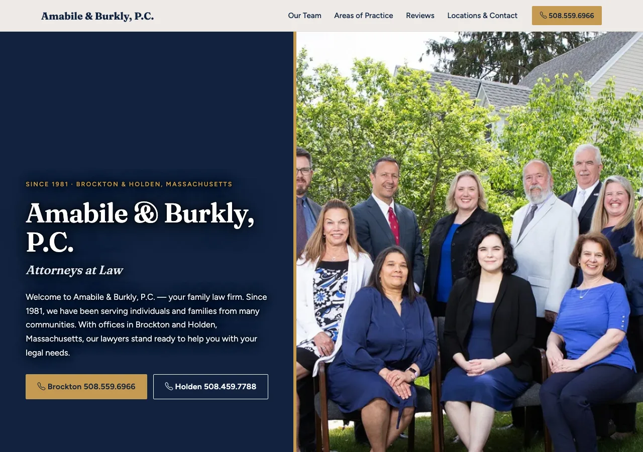 Amabile & Burkly, P.C. — new site