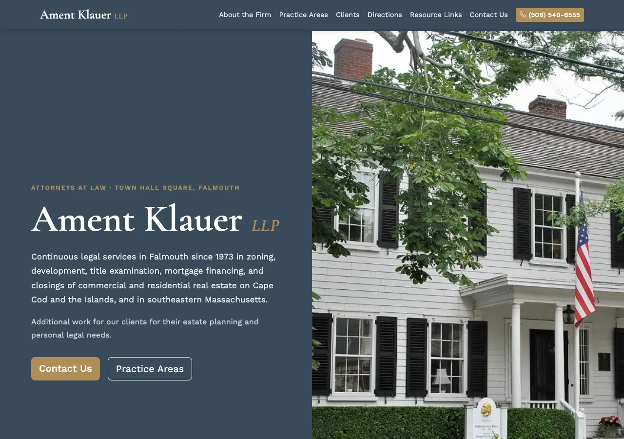 Ament Klauer LLP — new site