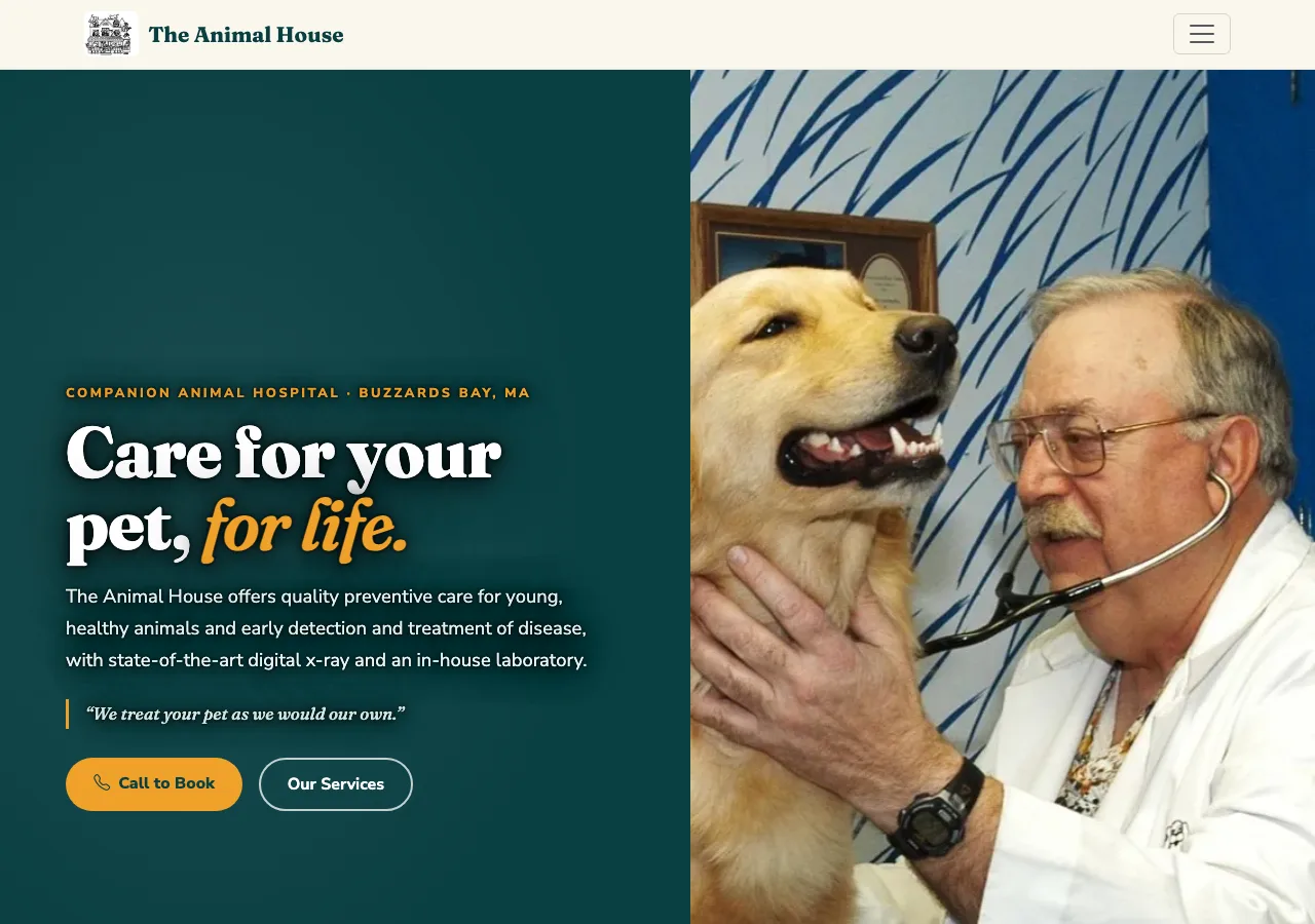 The Animal House — new site
