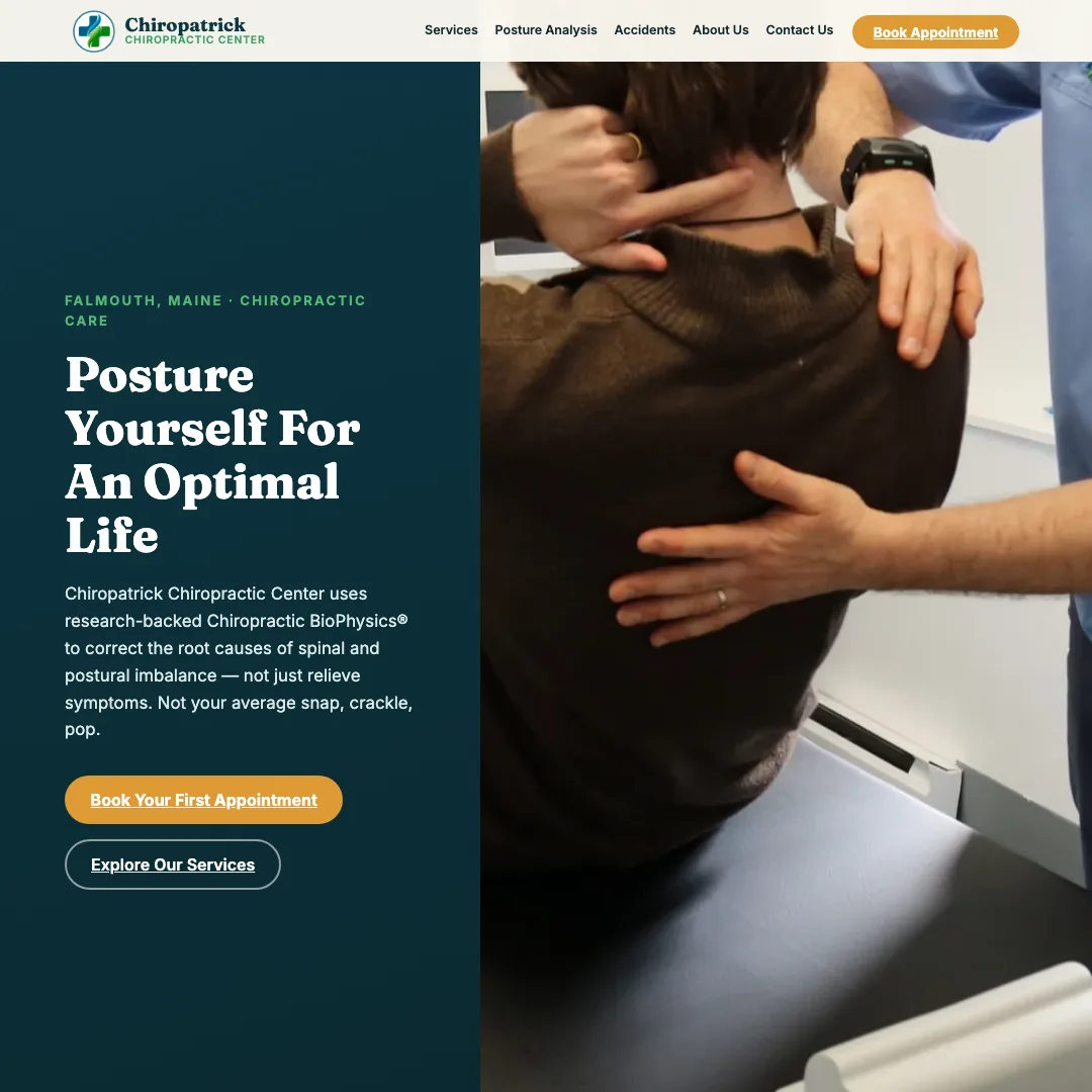 Chiropatrick Chiropractic Center — new site