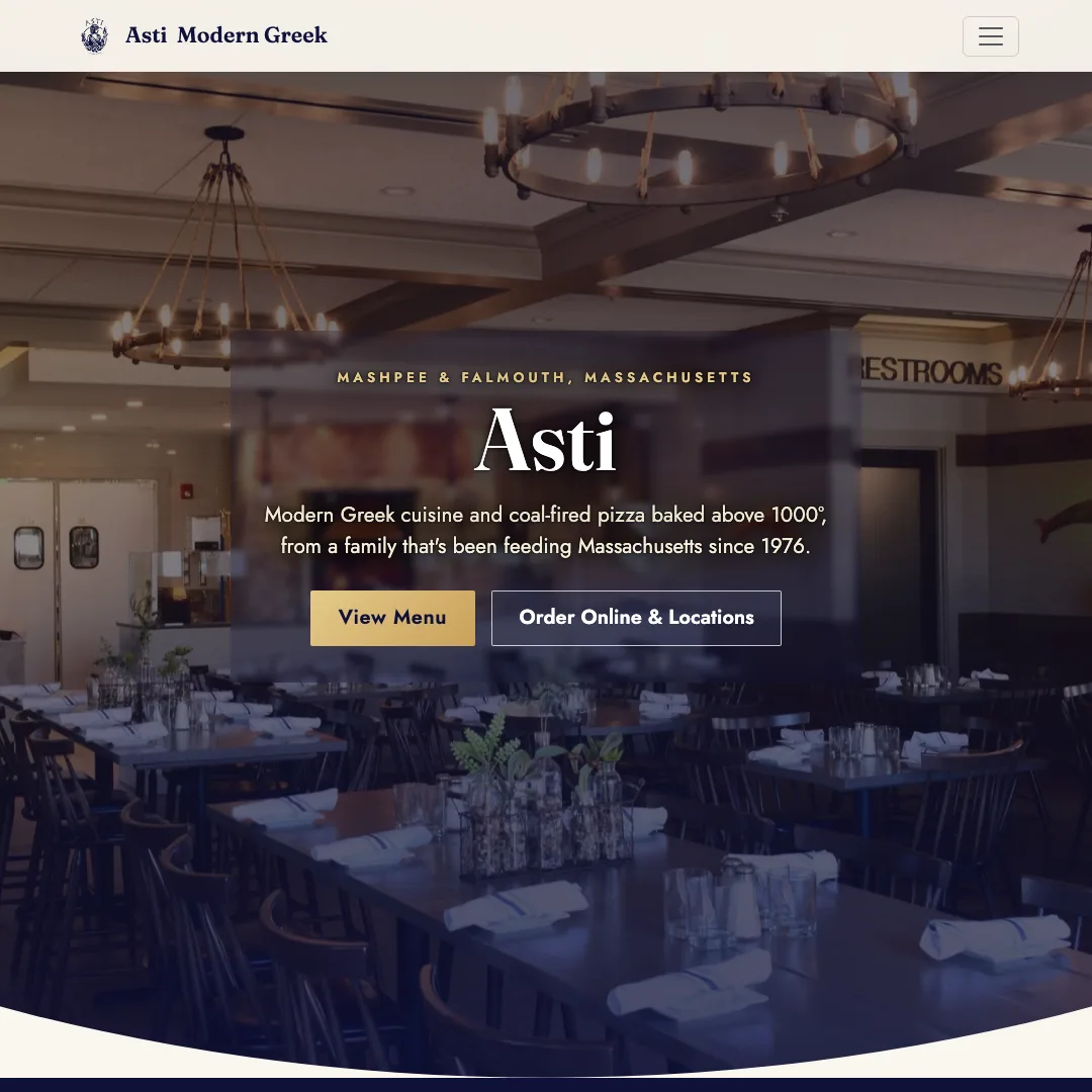 Asti Modern Greek — new site