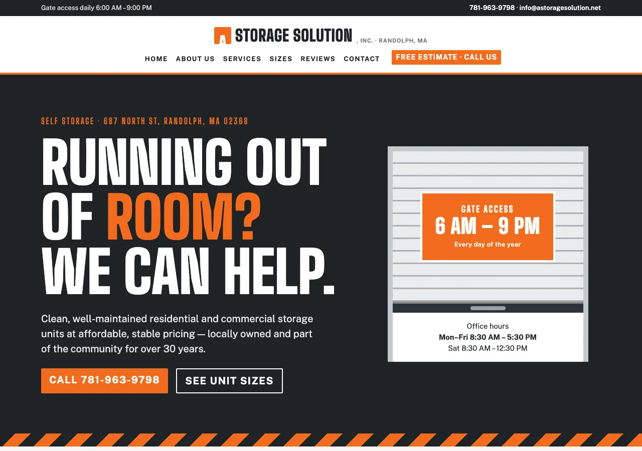 A Storage Solution, Inc. &mdash; your new site