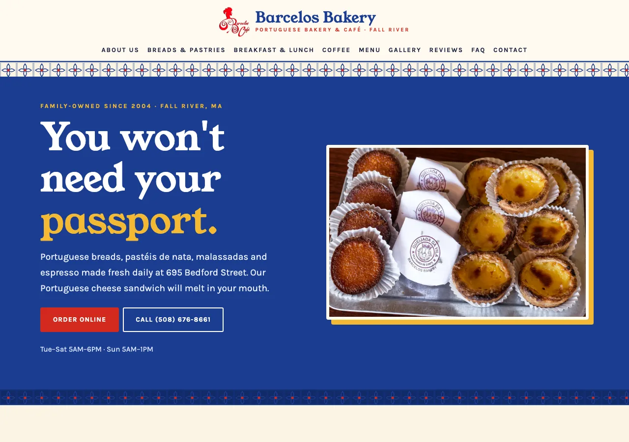 Barcelos Bakery &mdash; your new site