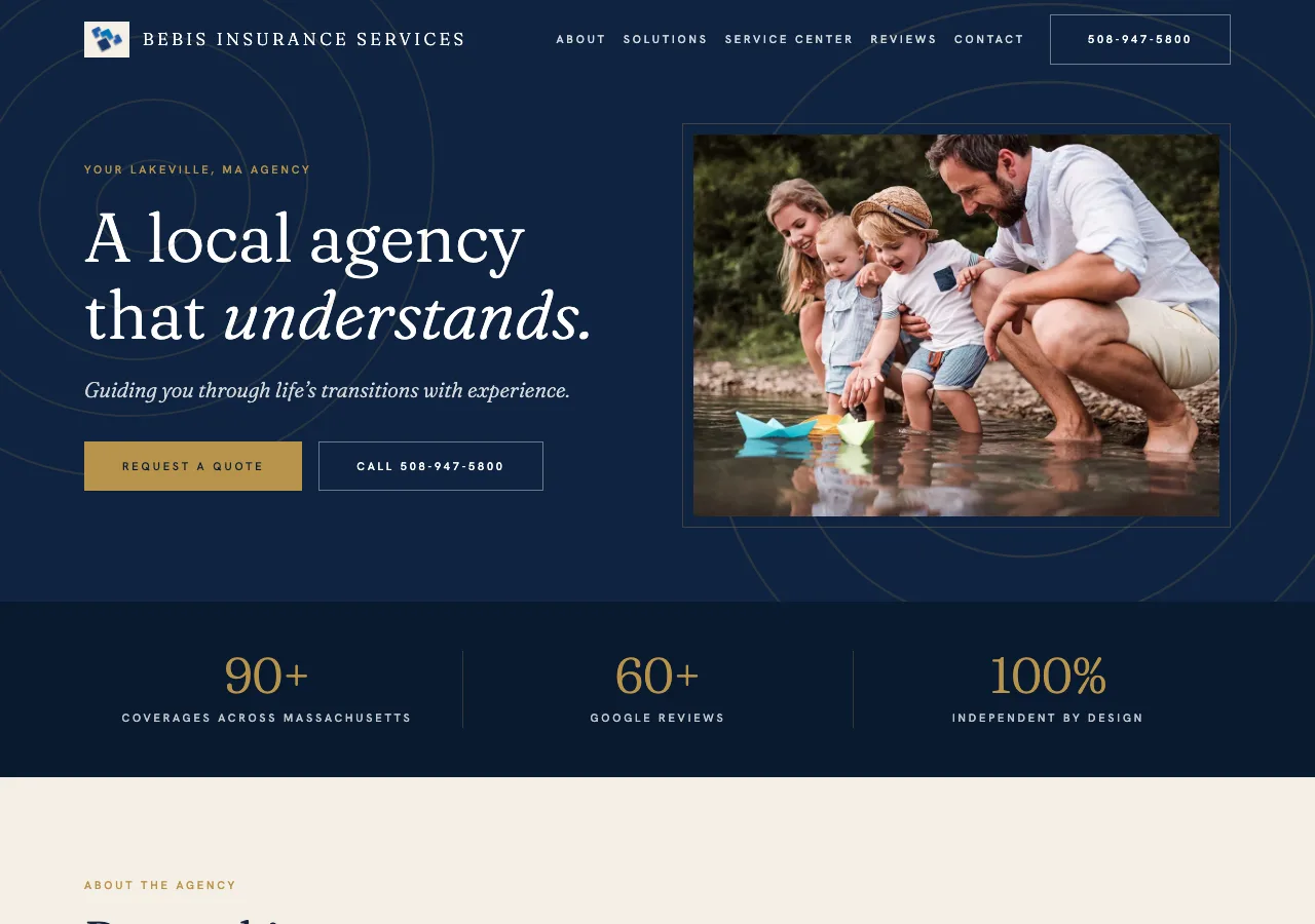 Bebis Insurance Services &mdash; your new site