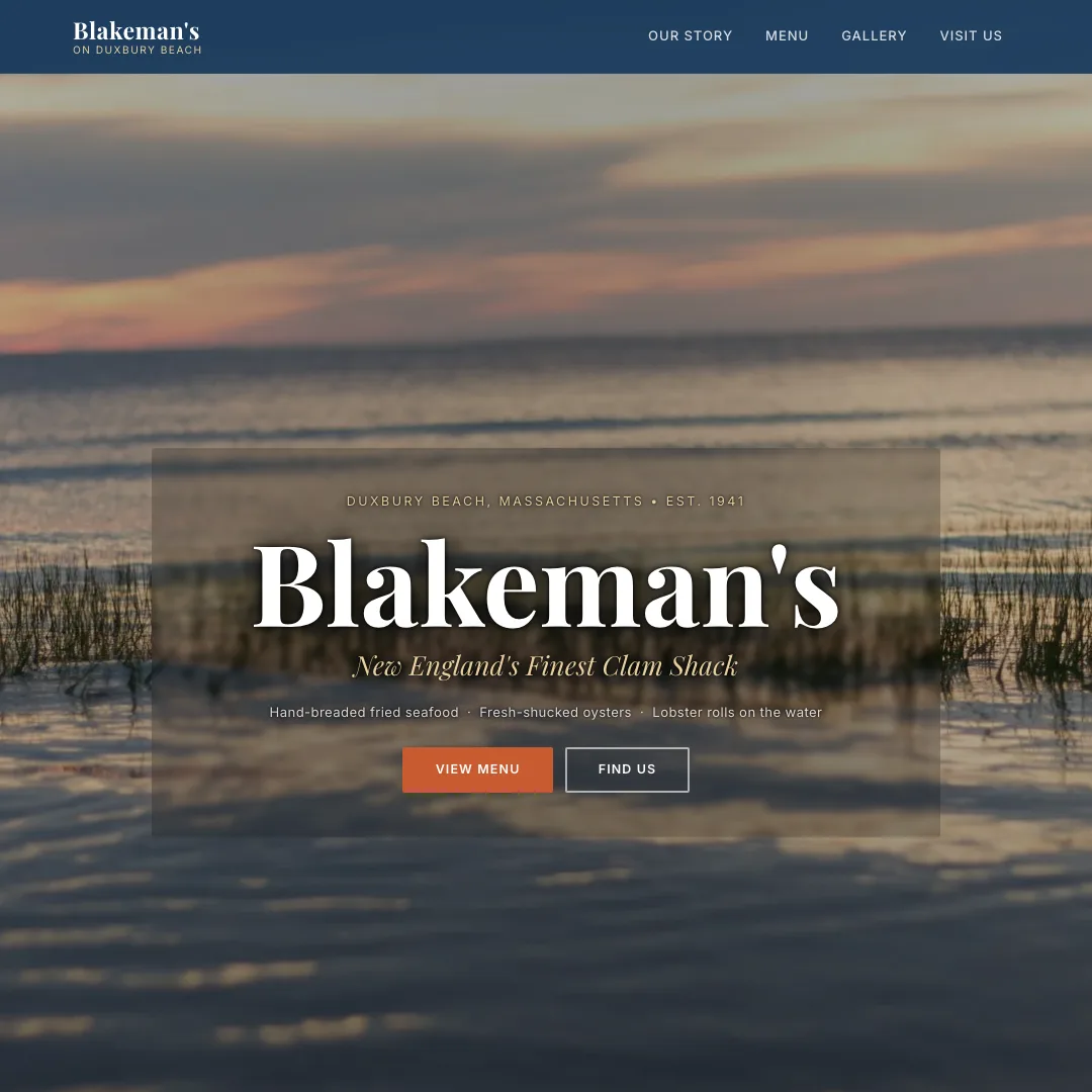Blakeman's — new site by Wicked Fast Web