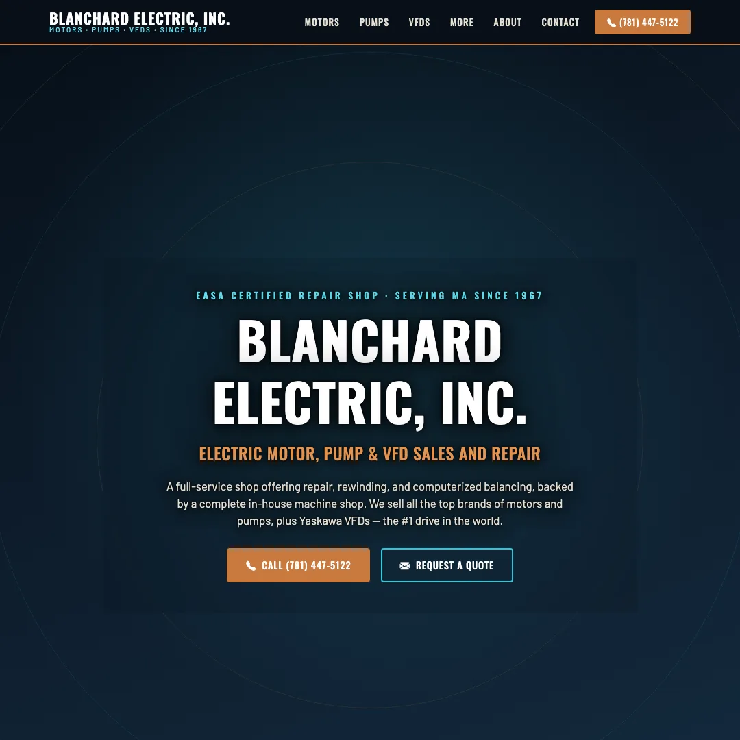 Blanchard Electric, Inc. — new site