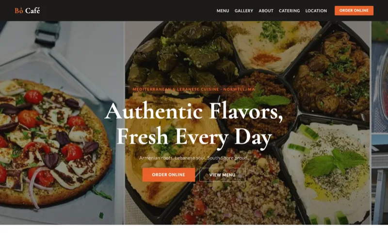 Bô Café — new site by Wicked Fast Web