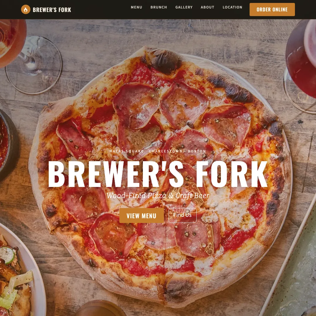 Brewer's Fork — new site by Wicked Fast Web