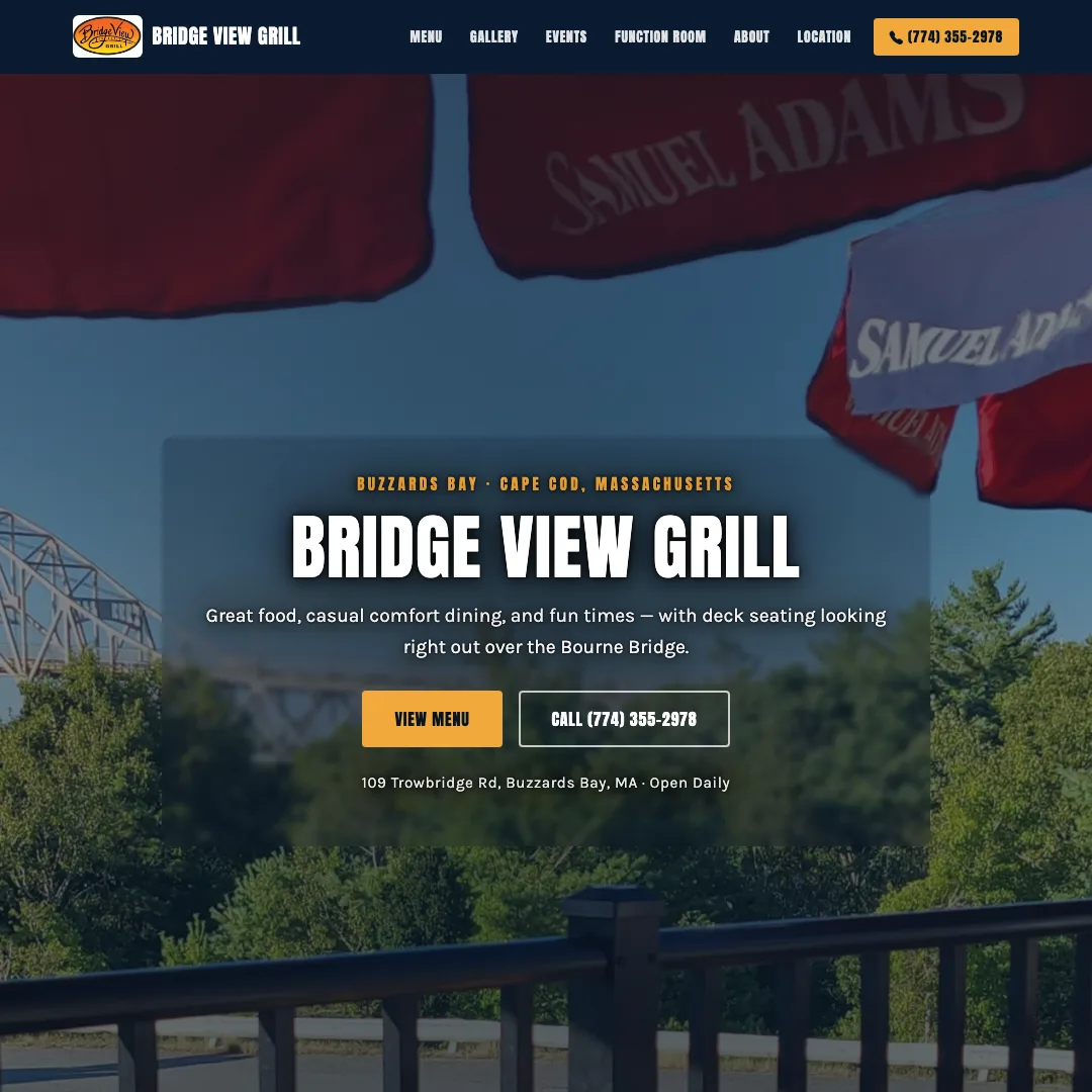 Bridge View Grill — new site