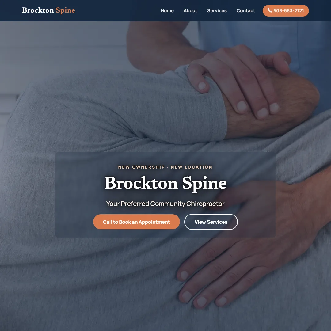 Brockton Spine — new site