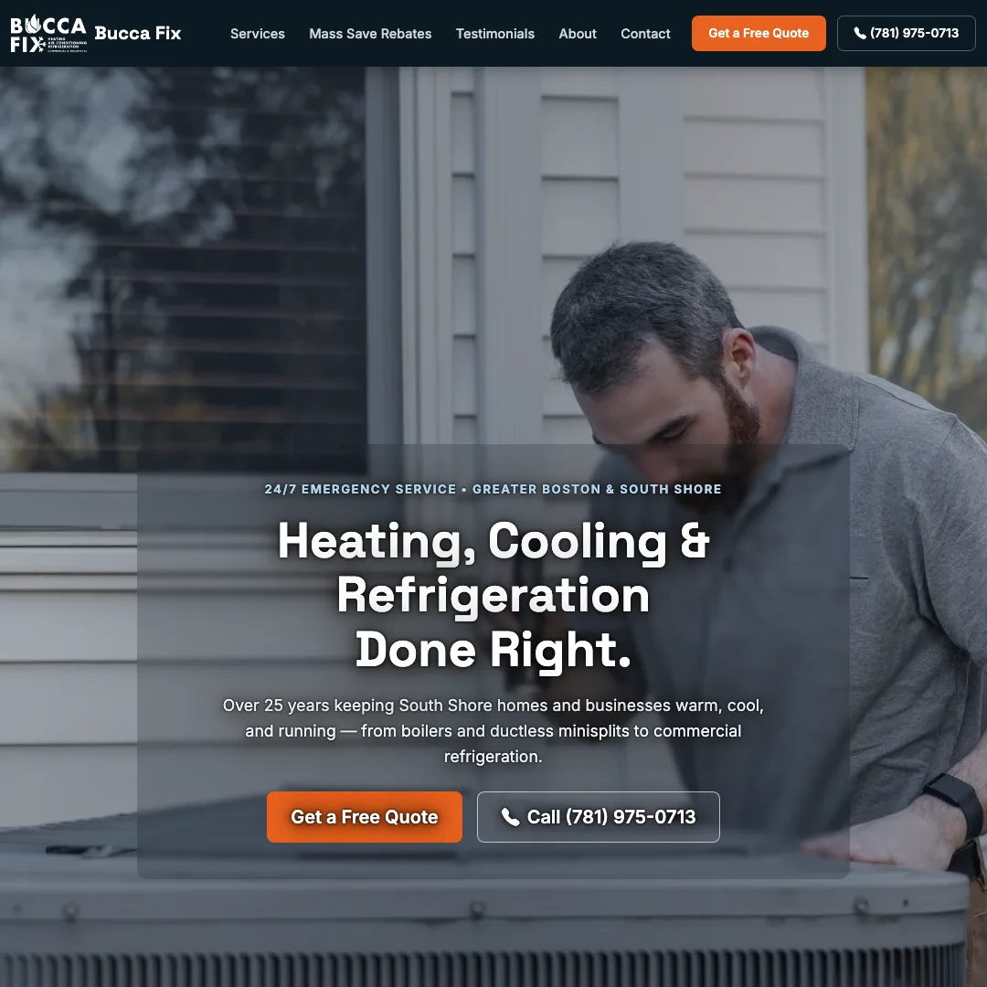 Bucca Fix, LLC — new site by Wicked Fast Web