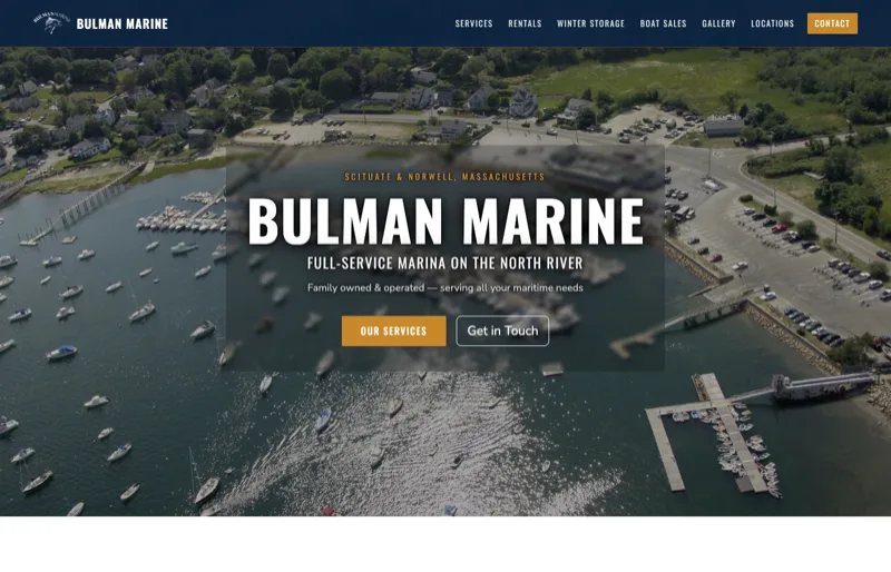 Bulman Marine — new site by Wicked Fast Web