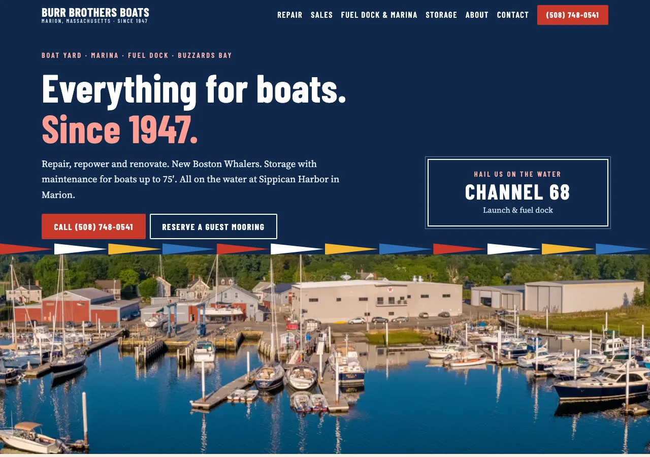 Burr Brothers Boats &mdash; your new site
