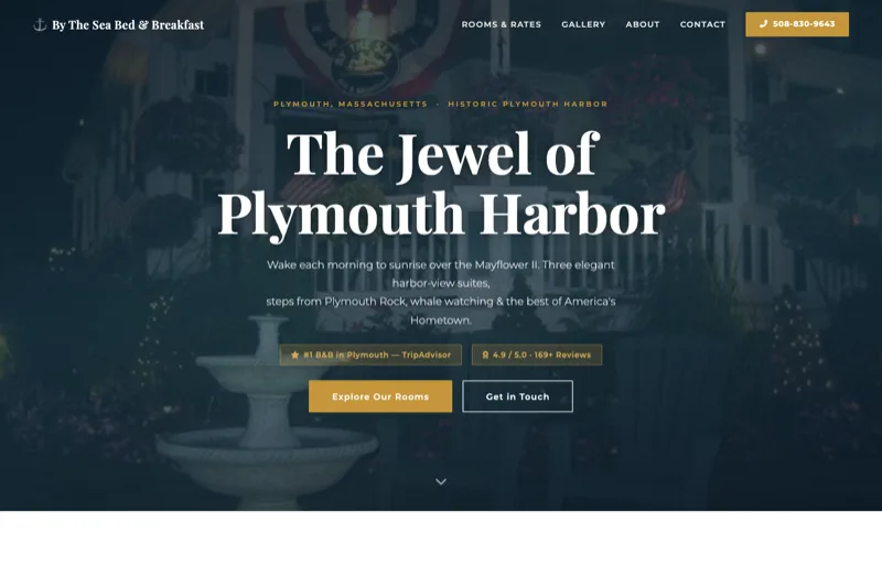 By The Sea Bed & Breakfast — new site by Wicked Fast Web