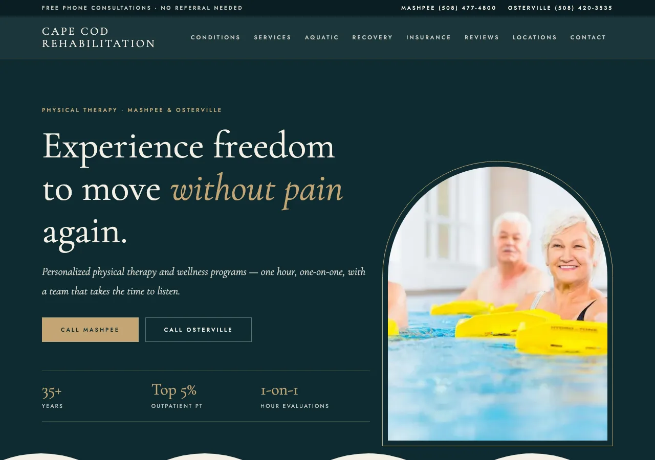 Cape Cod Rehabilitation &mdash; your new site