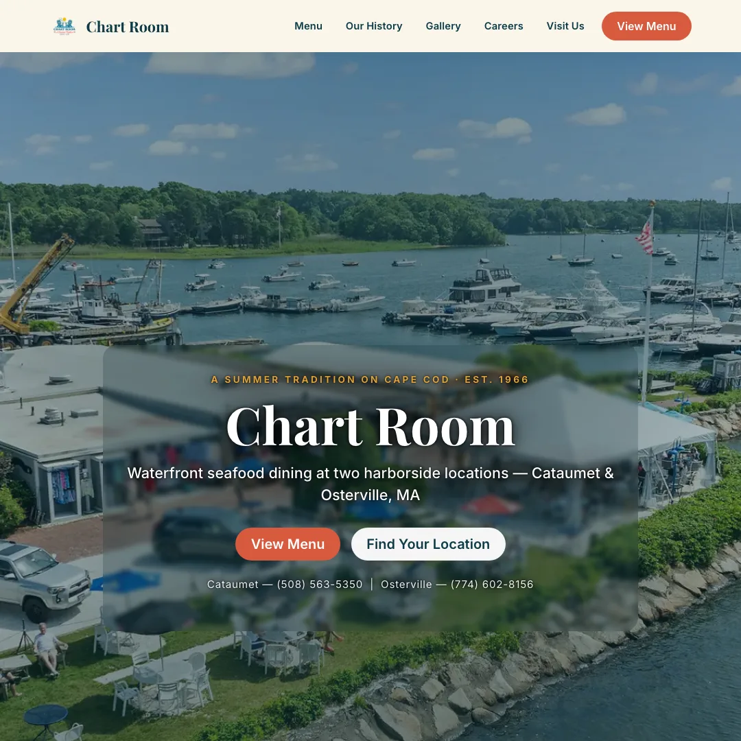 Chart Room — new site