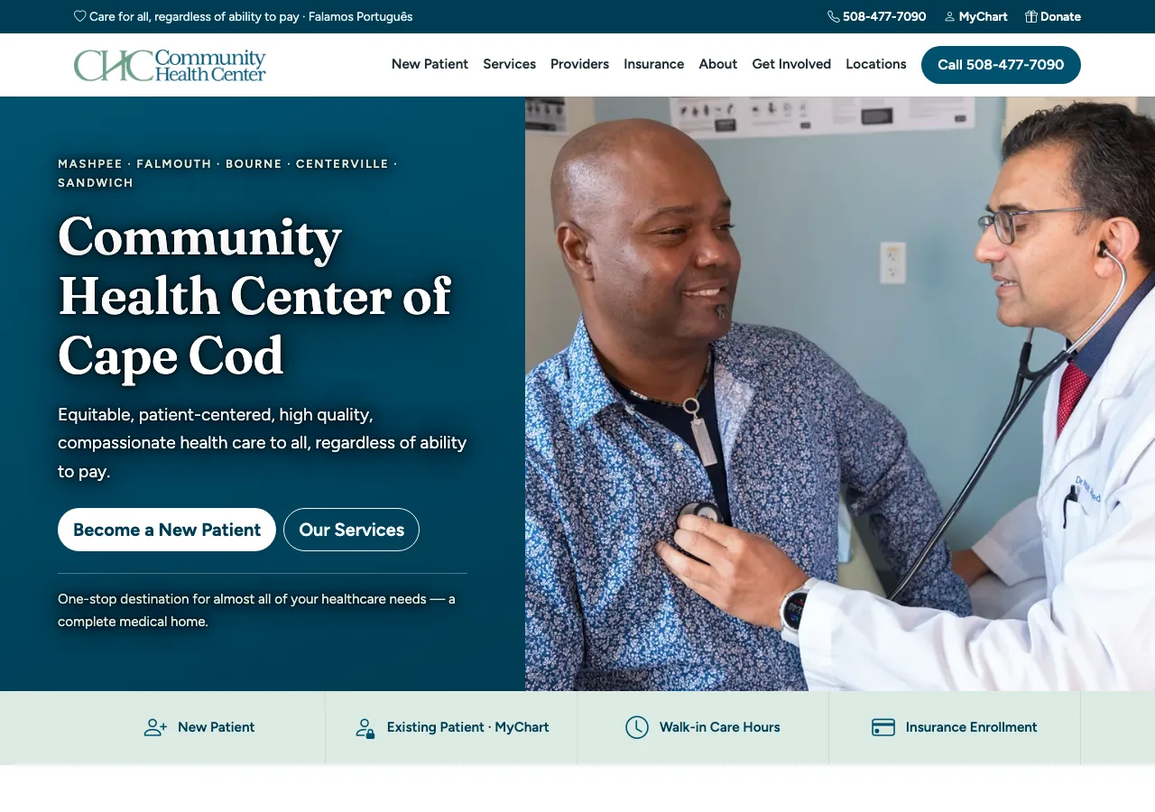Community Health Center of Cape Cod — new site