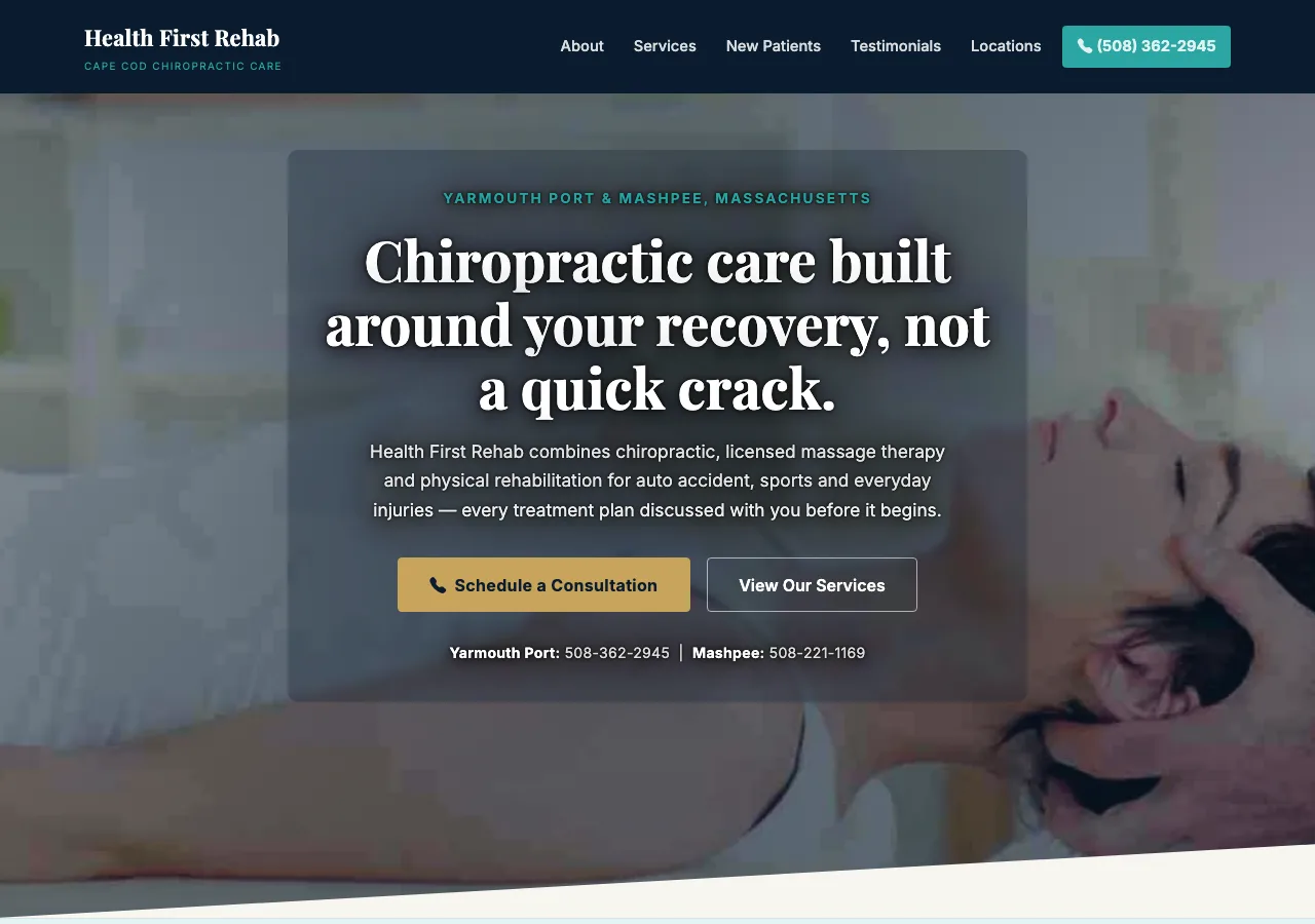 Health First Rehab — new site
