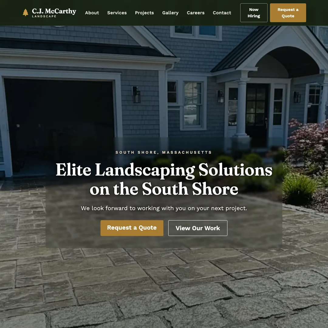 C.J. McCarthy, Inc. — new site by Wicked Fast Web