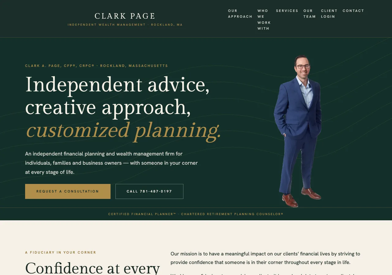 Clark Page &mdash; your new site