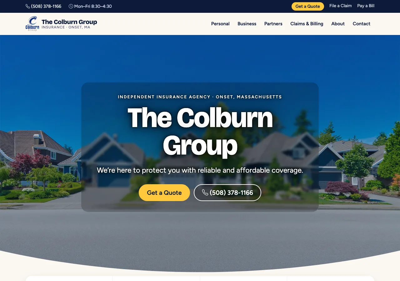 The Colburn Group — new site by Wicked Fast Web