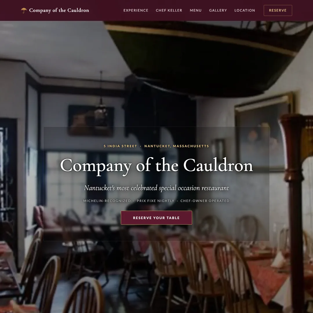 Company of the Cauldron — new site by Wicked Fast Web