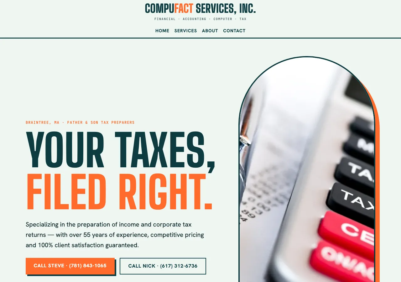 CompuFACT Services, Inc. — new site by Wicked Fast Web