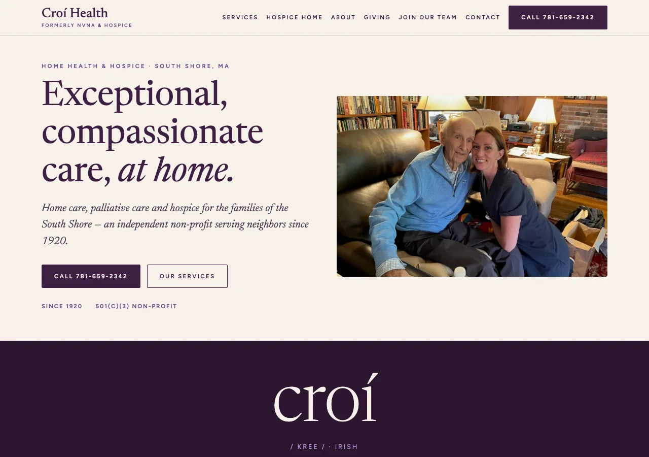 Croí Health &mdash; your new site