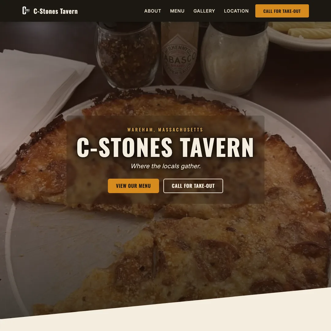 C-Stones Tavern — new site