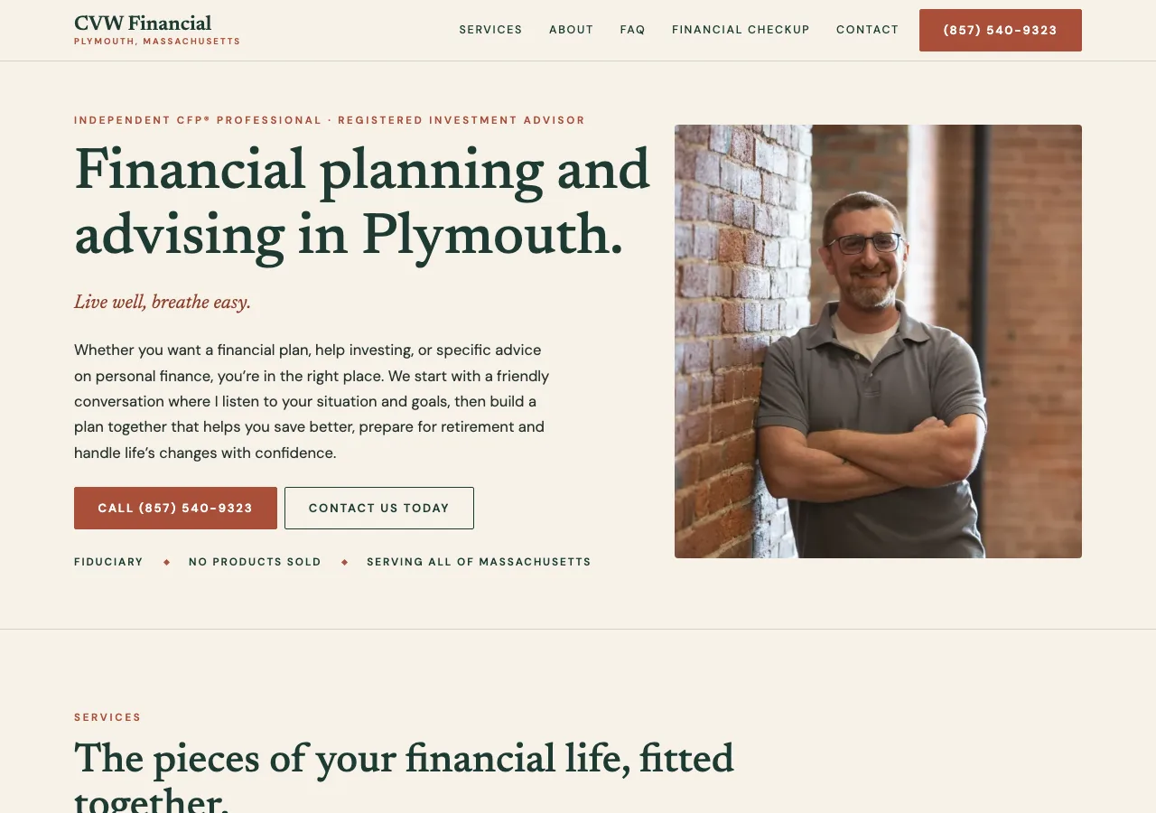 CVW Financial &mdash; your new site