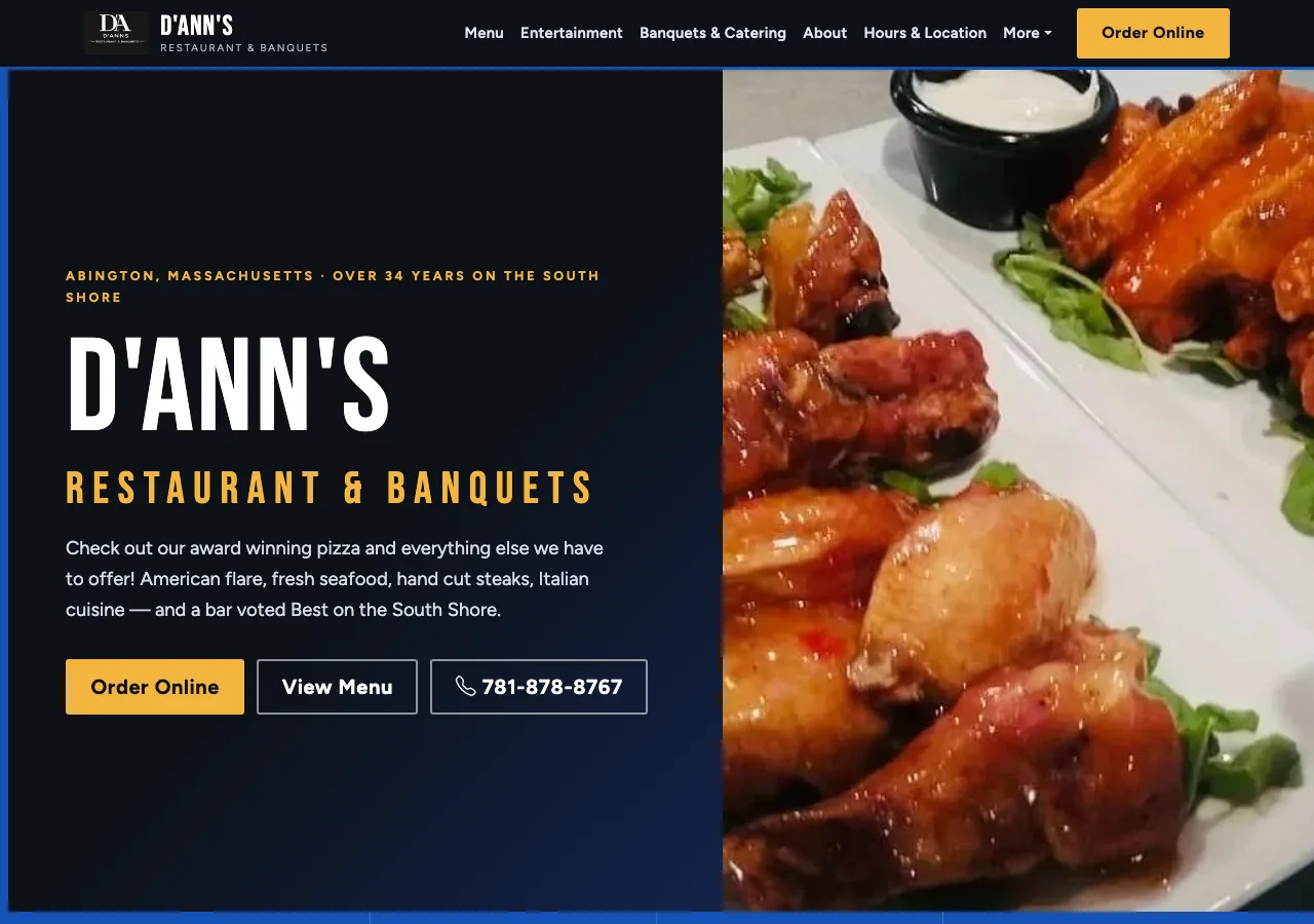 D'Ann's Restaurant & Banquets — new site
