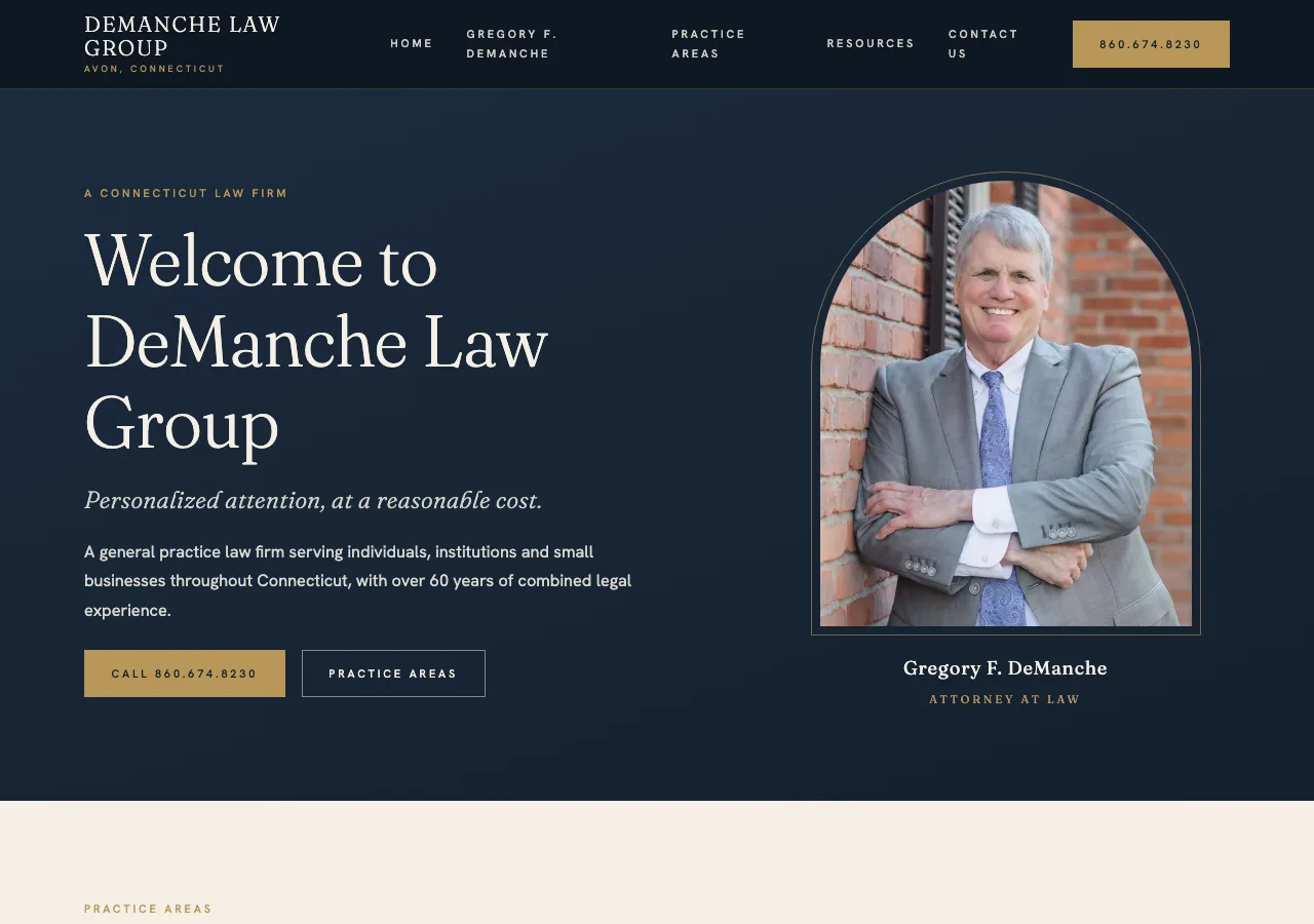 DeManche Law Group, LLC &mdash; your new site