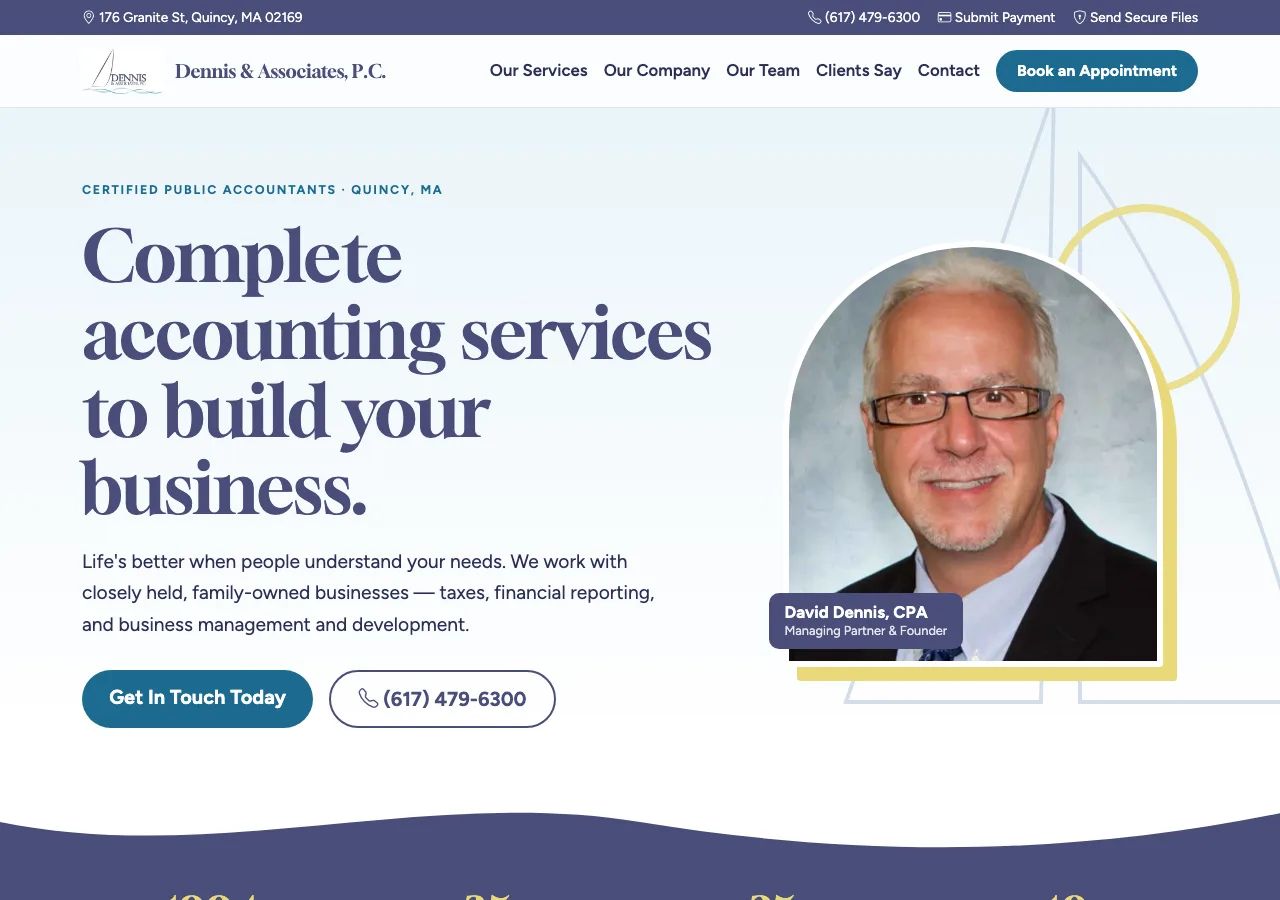 Dennis & Associates, P.C. — new site by Wicked Fast Web