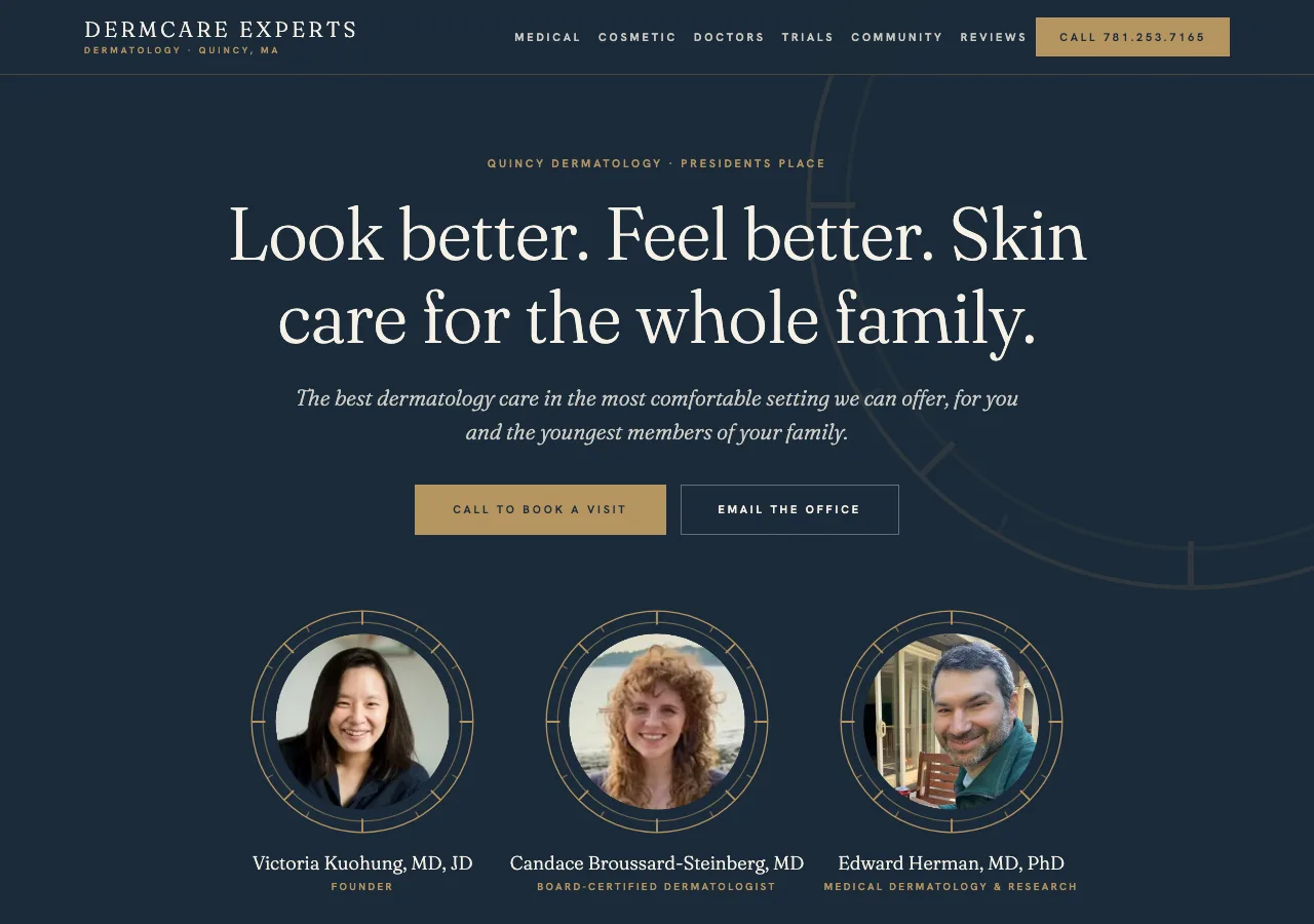 DermCare Experts &mdash; your new site