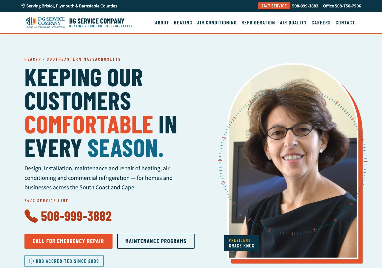 DG Service Company &mdash; your new site