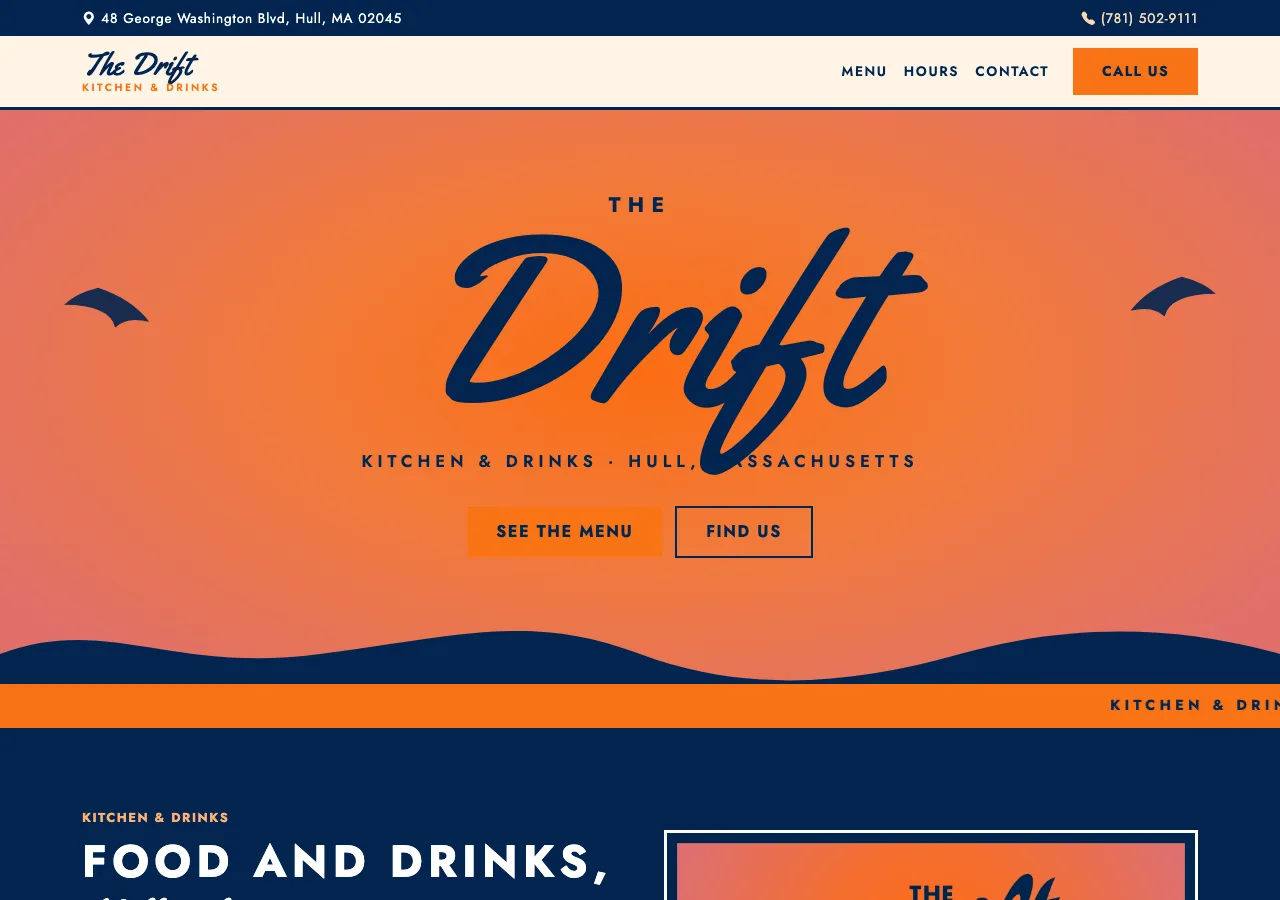 The Drift &mdash; your new site