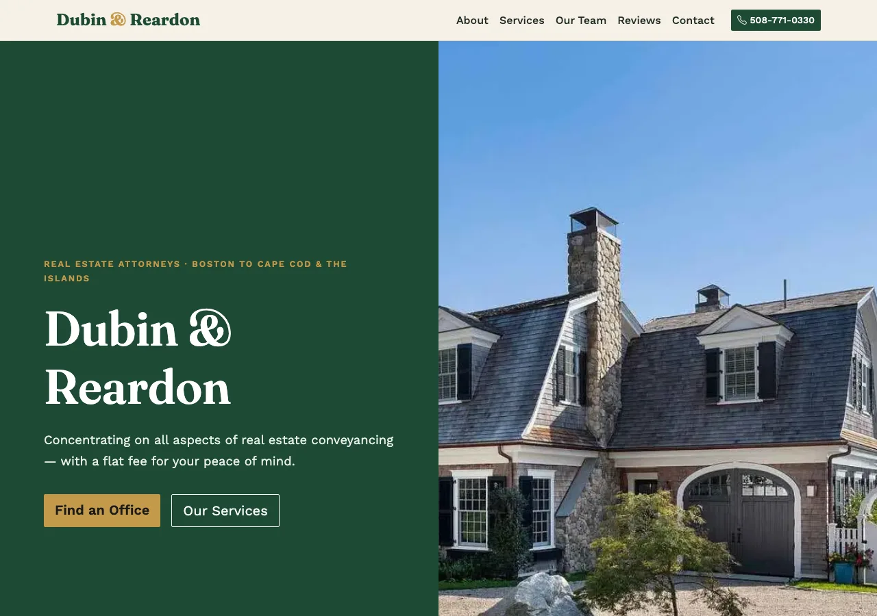 Dubin & Reardon — new site
