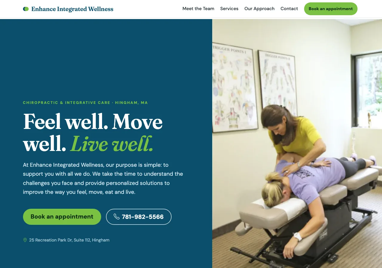 Enhance Integrated Wellness — new site