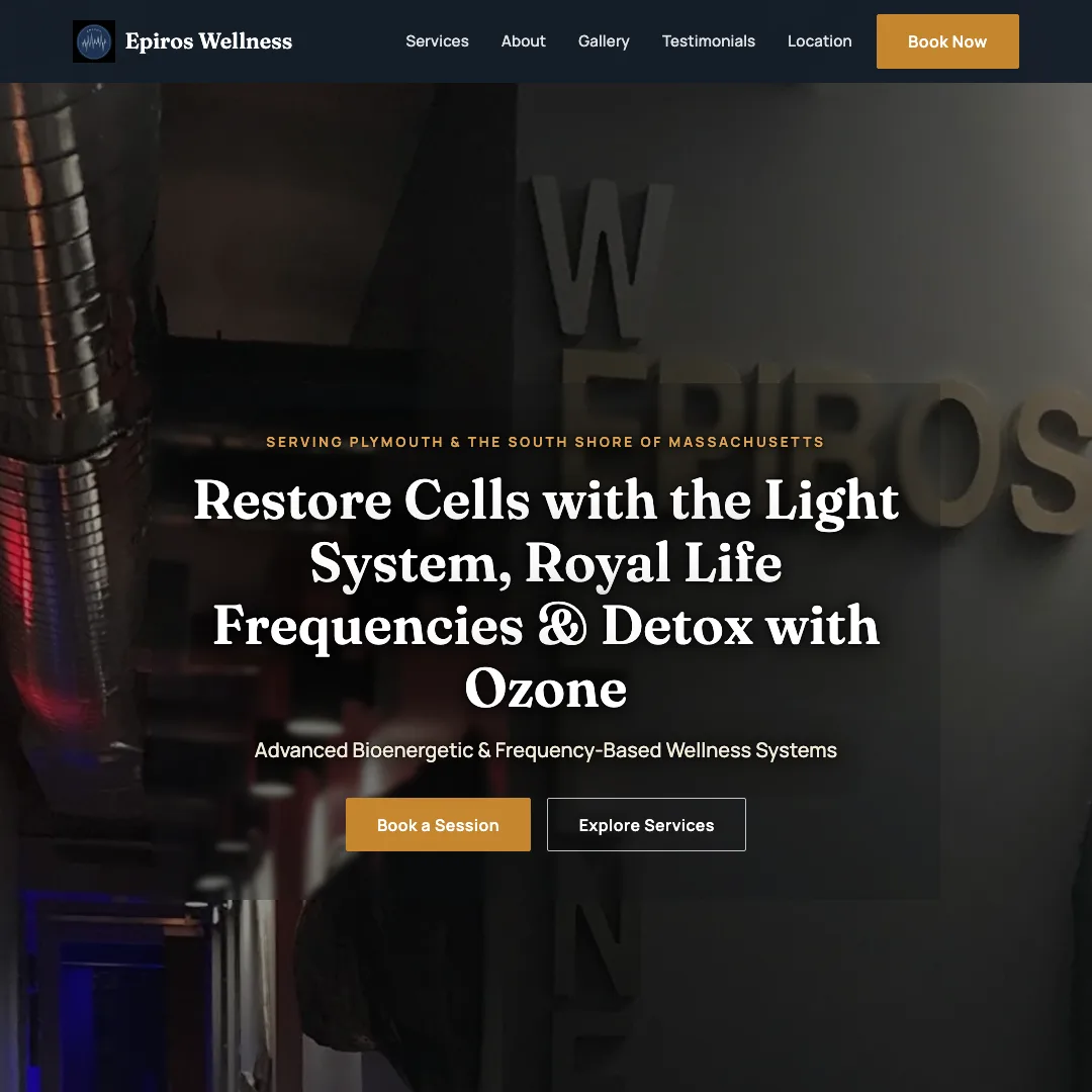 Epiros Wellness — new site by Wicked Fast Web