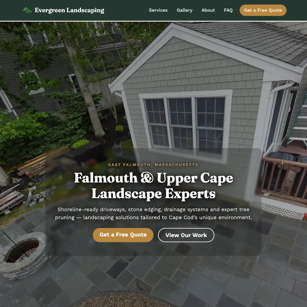 Evergreen Landscaping Services — new site