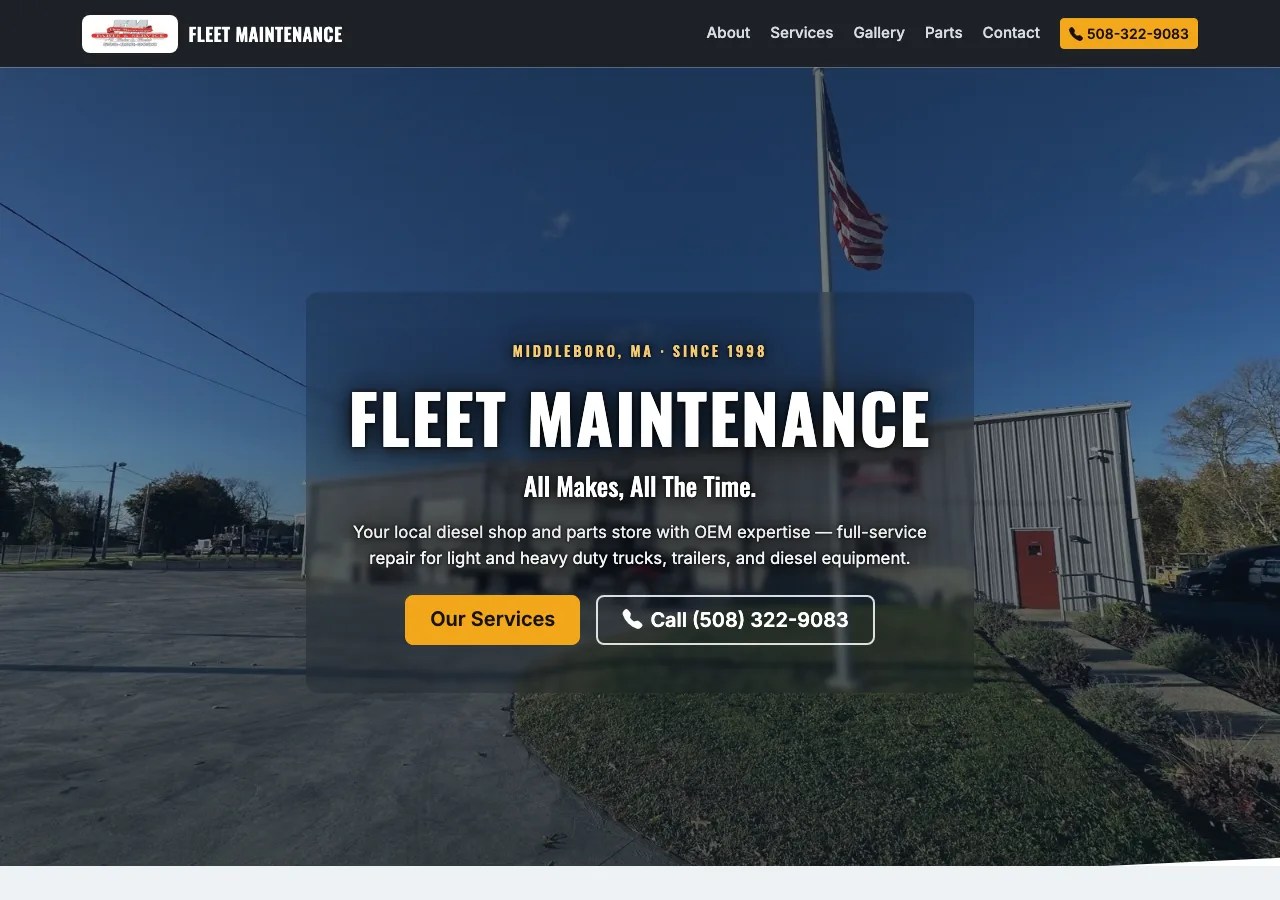 Fleet Maintenance — new site
