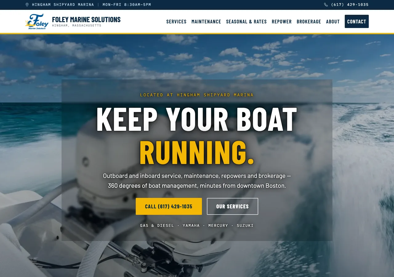Foley Marine Solutions &mdash; your new site