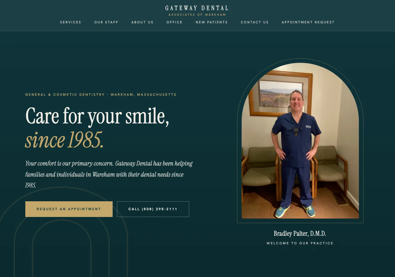 Gateway Dental Associates of Wareham &mdash; your new site