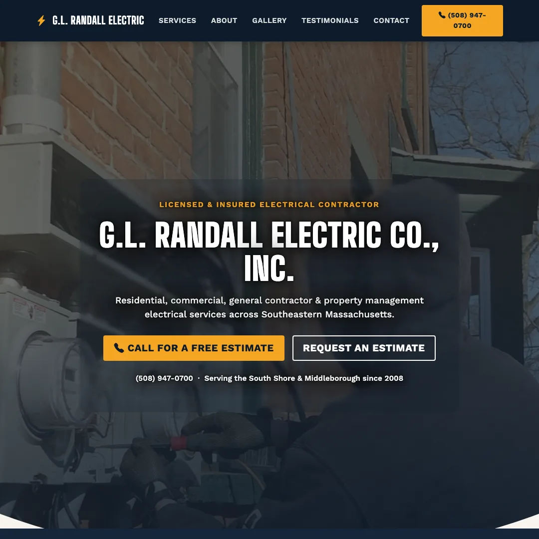 G.L. Randall Electric Co., Inc. — new site