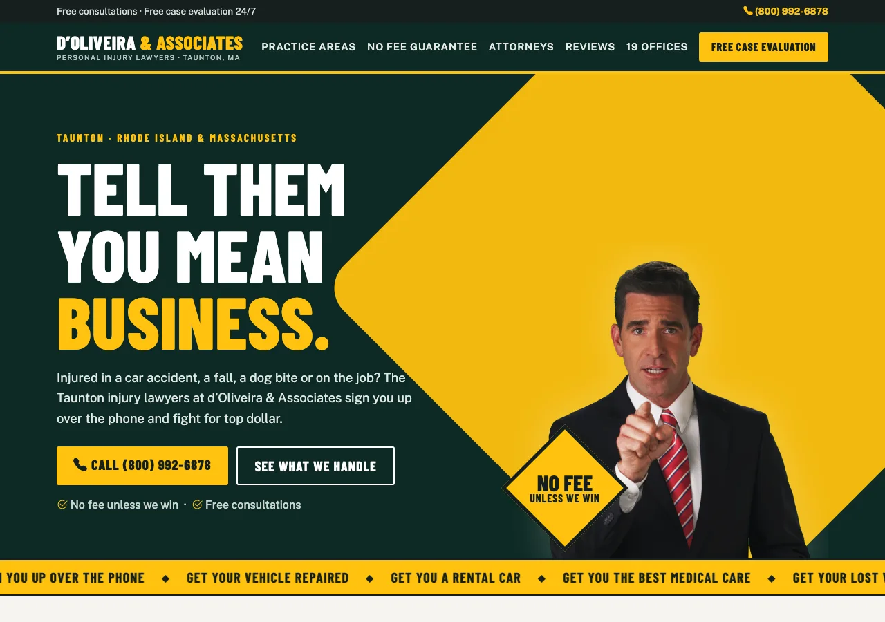 d'Oliveira & Associates &mdash; your new site