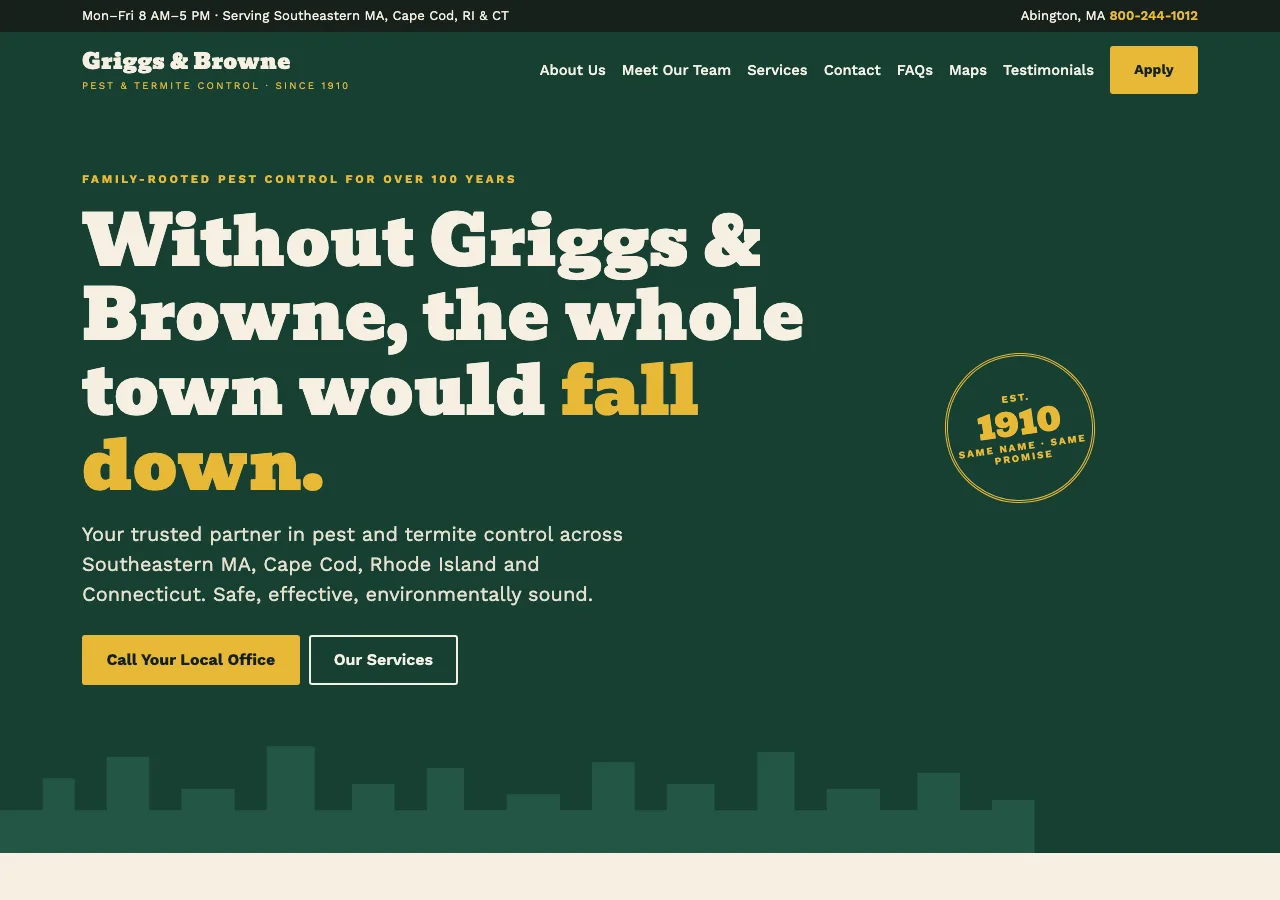 Griggs & Browne &mdash; your new site