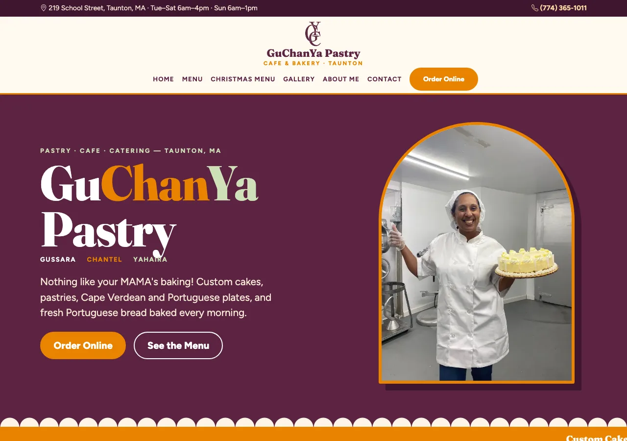 GuChanYa Pastry &mdash; your new site