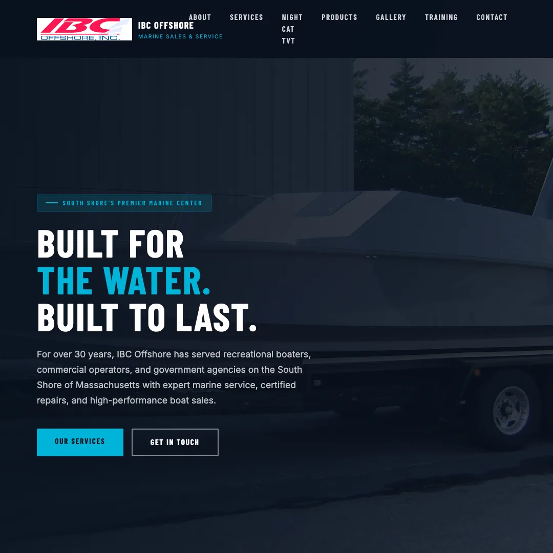 IBC Offshore Marine — new site by Wicked Fast Web
