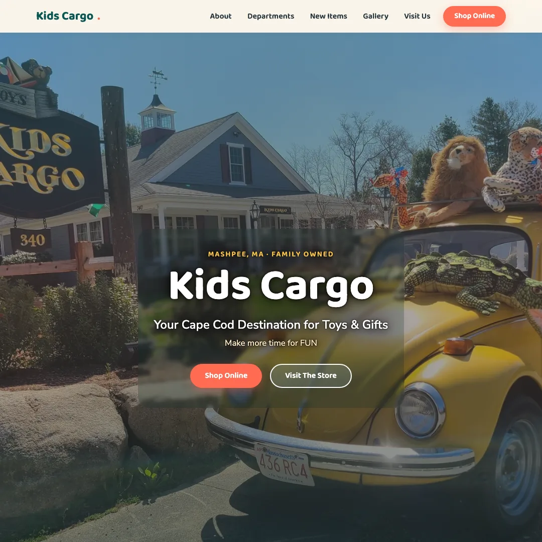 Kids Cargo — new site