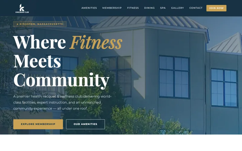 Kingsbury Club — new site by Wicked Fast Web